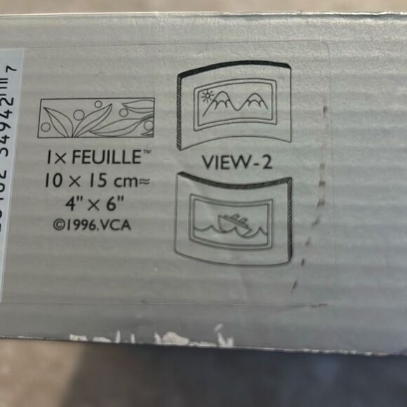 CRISTAL D’ARQUES French Crystal Frame NWT - Picture 6 of 8